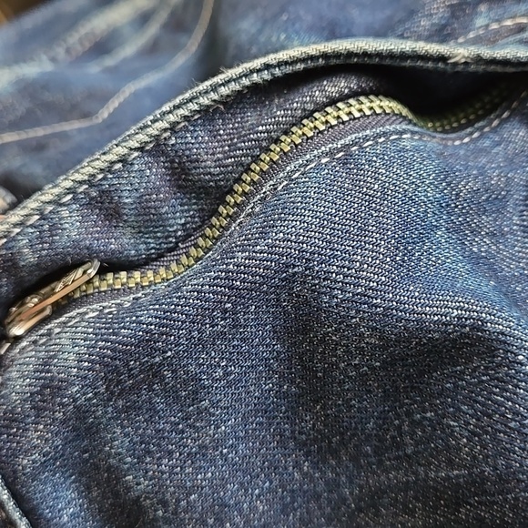 A.P.C. Blue High Waisted Straight Wide Leg Denim Jeans Women Size 26 - Picture 9 of 9